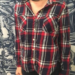 Plaid button up shirt